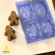 Special 3-Part Chocolate Mold - Little Man Cookie - CODE 85 