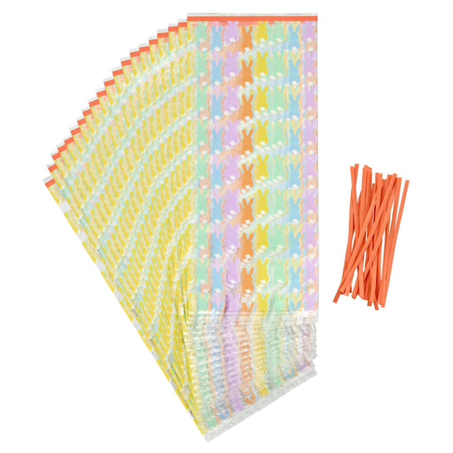 SACOS DE DOCES WILTON - COELHINHO DE PÁSCOA (20 UNID.)