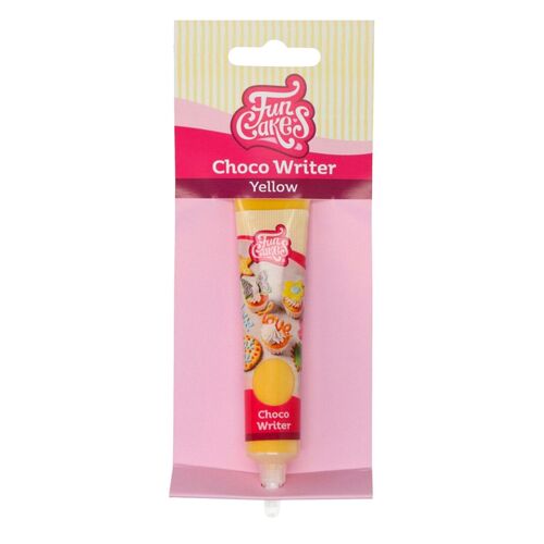 TUBO “CHOCO WRITER” FUNCAKES - AMARELO (25 G)