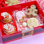 CONJUNTO DE 2 CAIXAS PARA DOCES E CUPCAKES SIMPLY MAKING - PAPAI NOEL