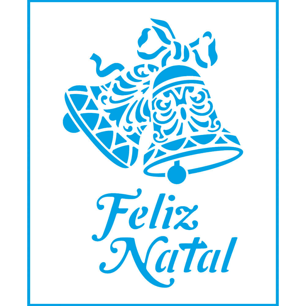 Stencil Médio Natal - Sinos