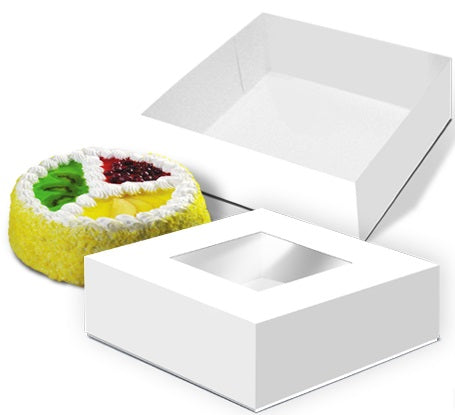 Cake box with window 30x30cm