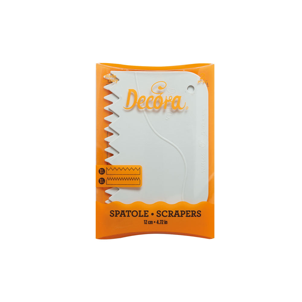 Set of 2 serrated spatulas