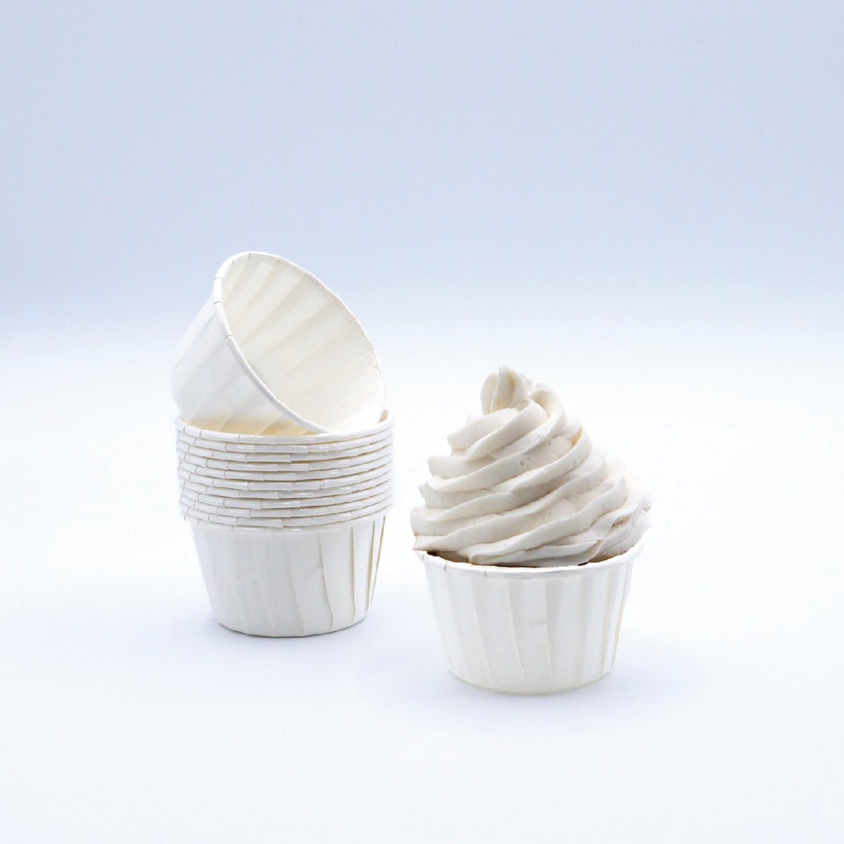 White Cupcake Capsules
