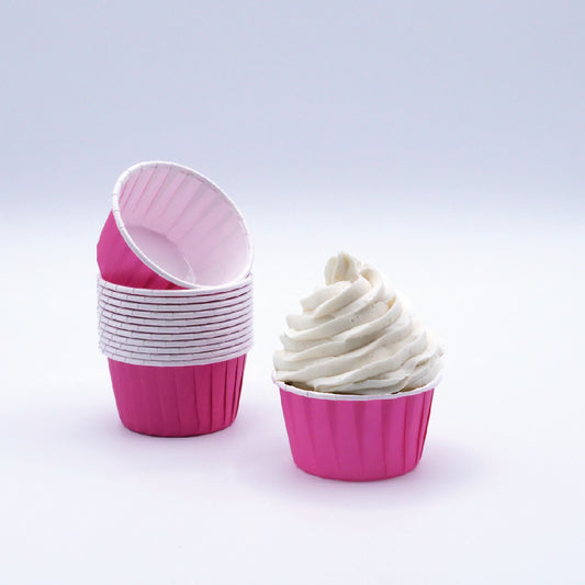 Cápsulas Cupcake Rosa Choque