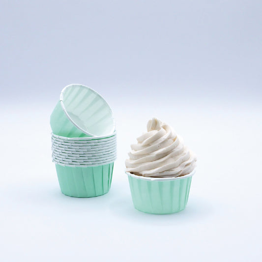 Cápsulas Cupcake Verde Água