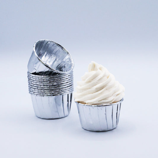 Cápsulas Cupcake Prata