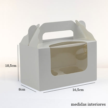 White Box 2 Cupcakes - Pack of 10 