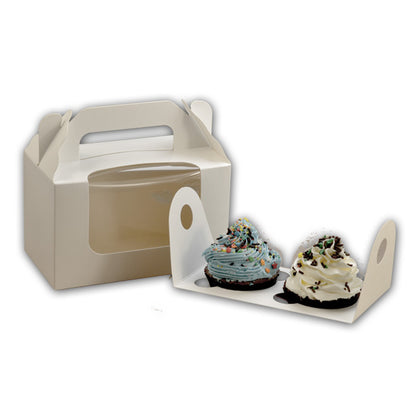 White Box 2 Cupcakes - Pack of 10 